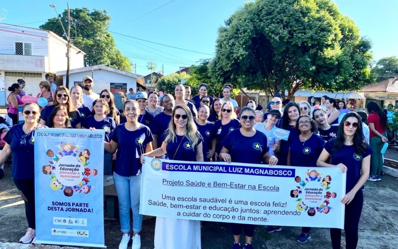 Escola Municipal Luiz Magnabosco realiza Projeto Saúde e Bem-Estar na Escola 