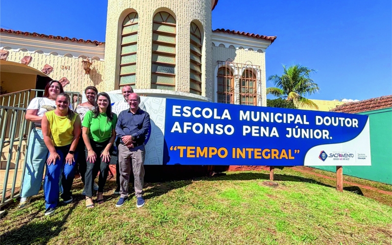 Escola Municipal Dr. Afonso Pena Jr. retoma o ensino em tempo integral