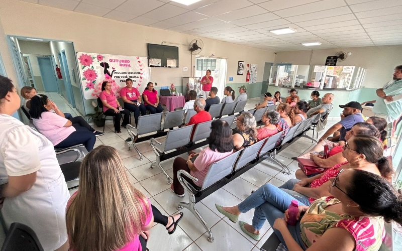 Grupo HiperDia promove encontro sobre o Outubro Rosa na UBS Cida Zago